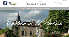 Desktop Screenshot of chateaudelaflechere.com